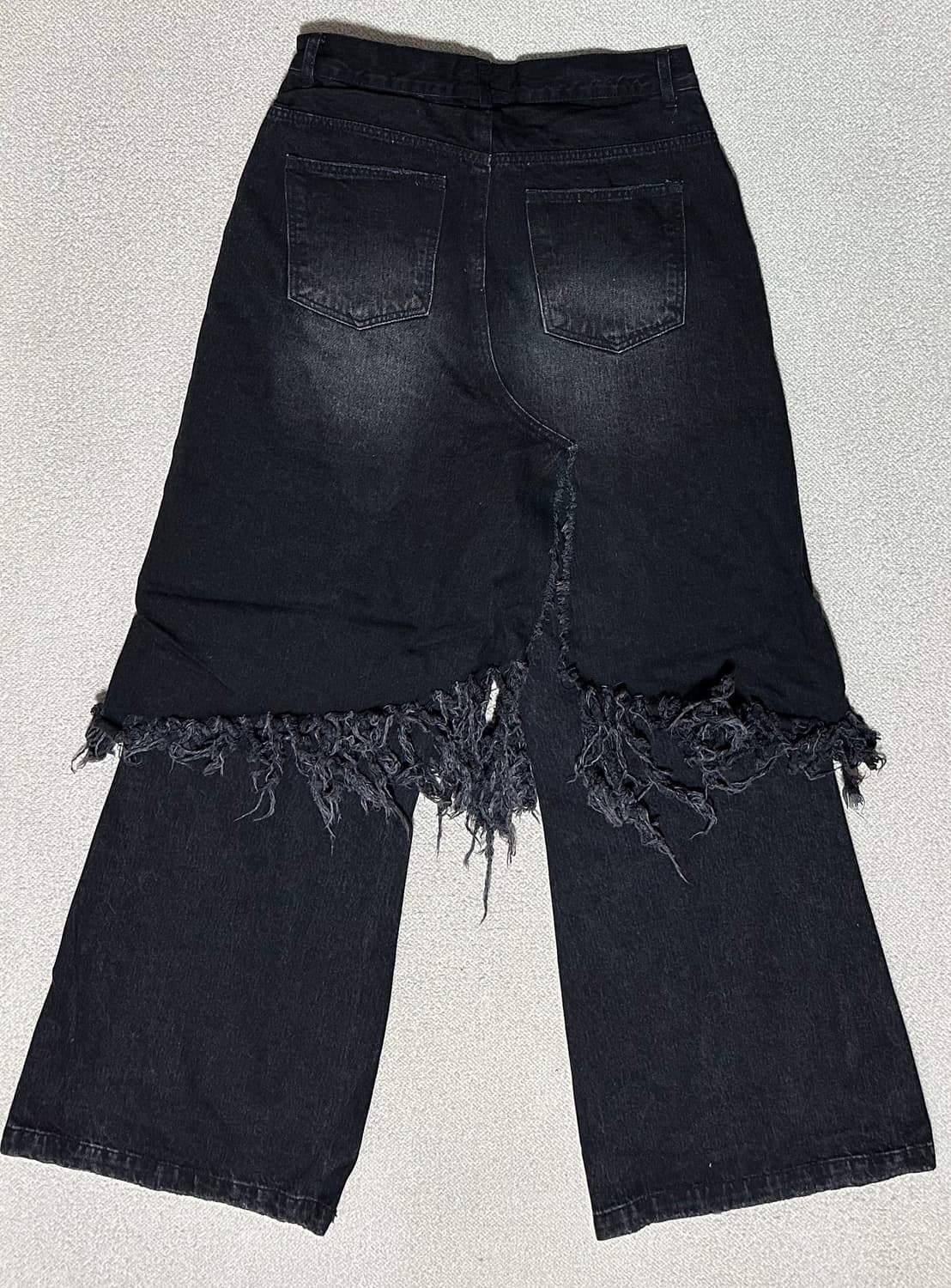 선데이오프클럽 레이어드 데님 팬츠 상품이미지4