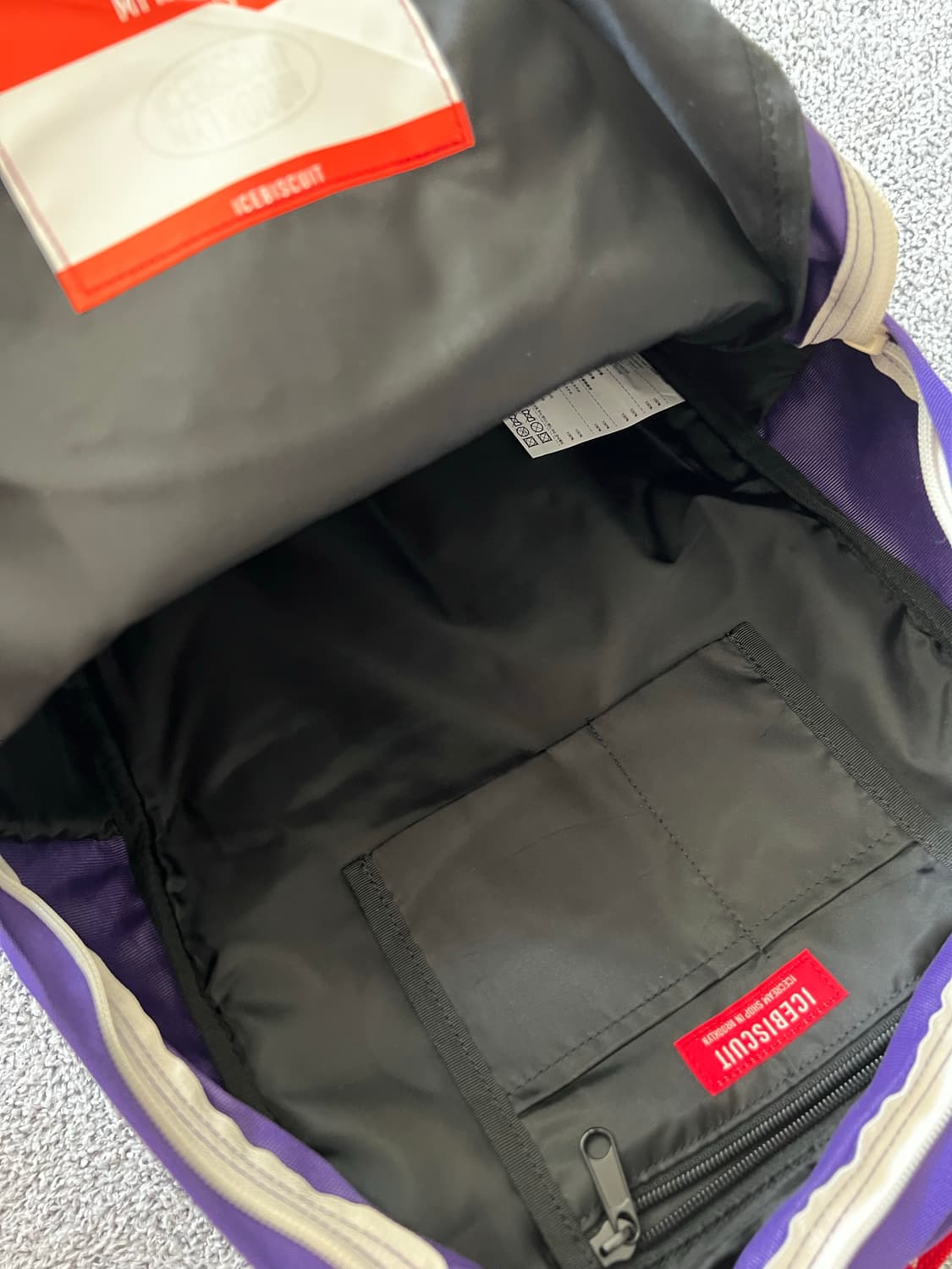 아이스비스킷　 브루클린 심볼 로고 백팩 상품이미지7