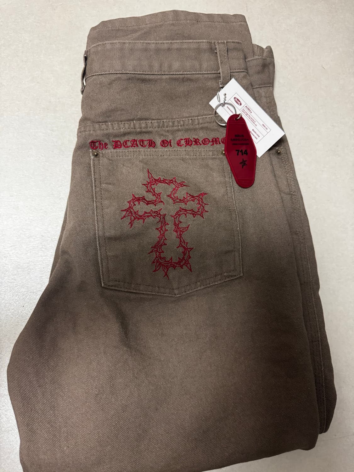 aoiro 아오이로 데스 오브 크롬 워크팬츠 2사이즈 새상품 상품이미지3