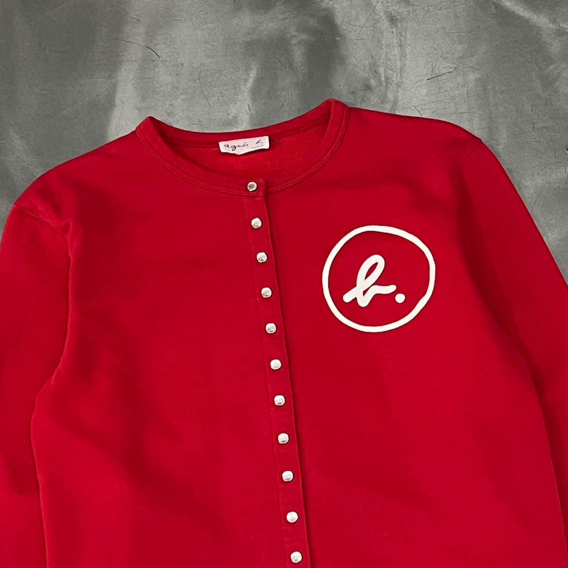  아네스베 로고 버튼 가디건 y16356 상품이미지3