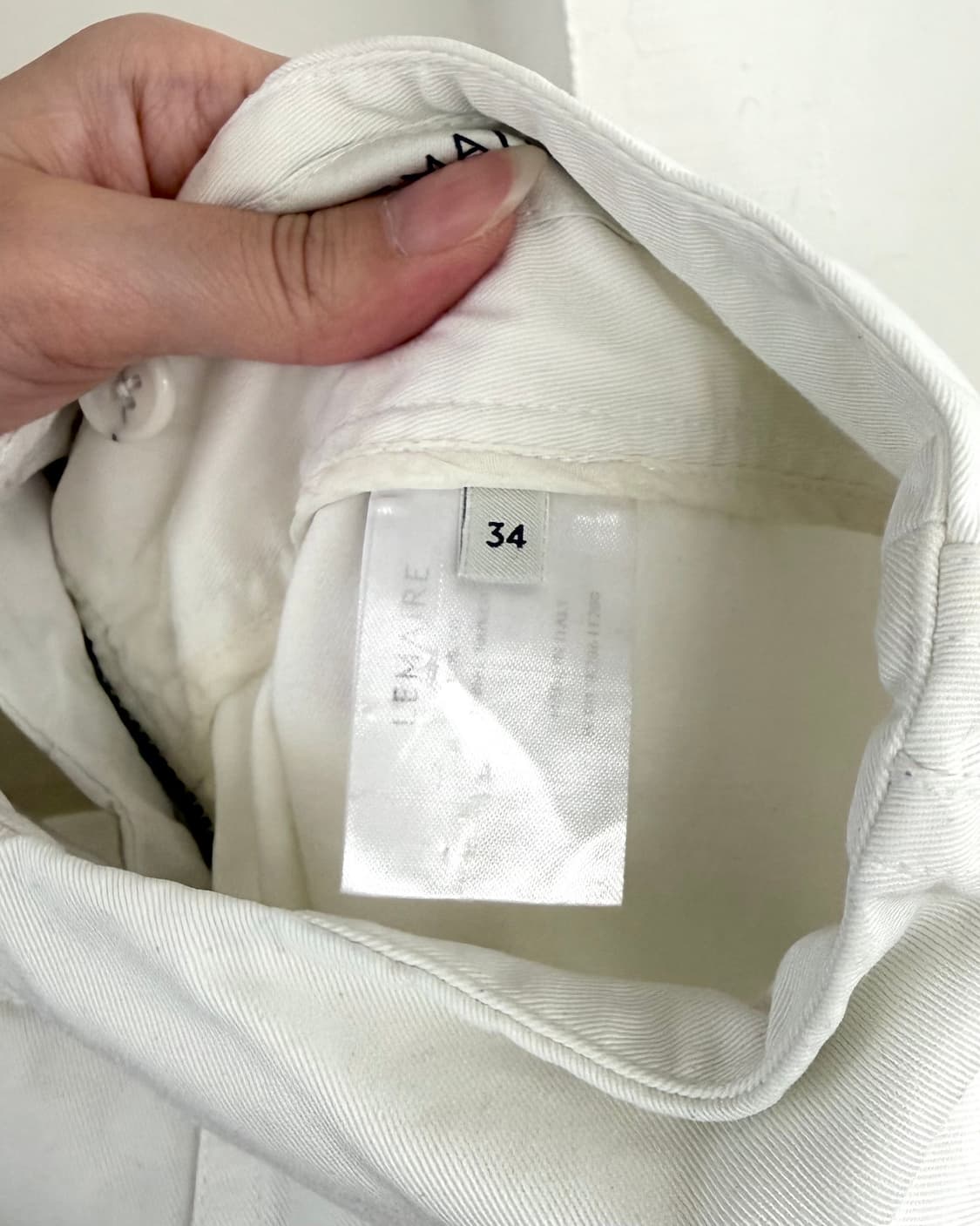 르메르 화이트 코튼 미디 스커트 상품이미지8