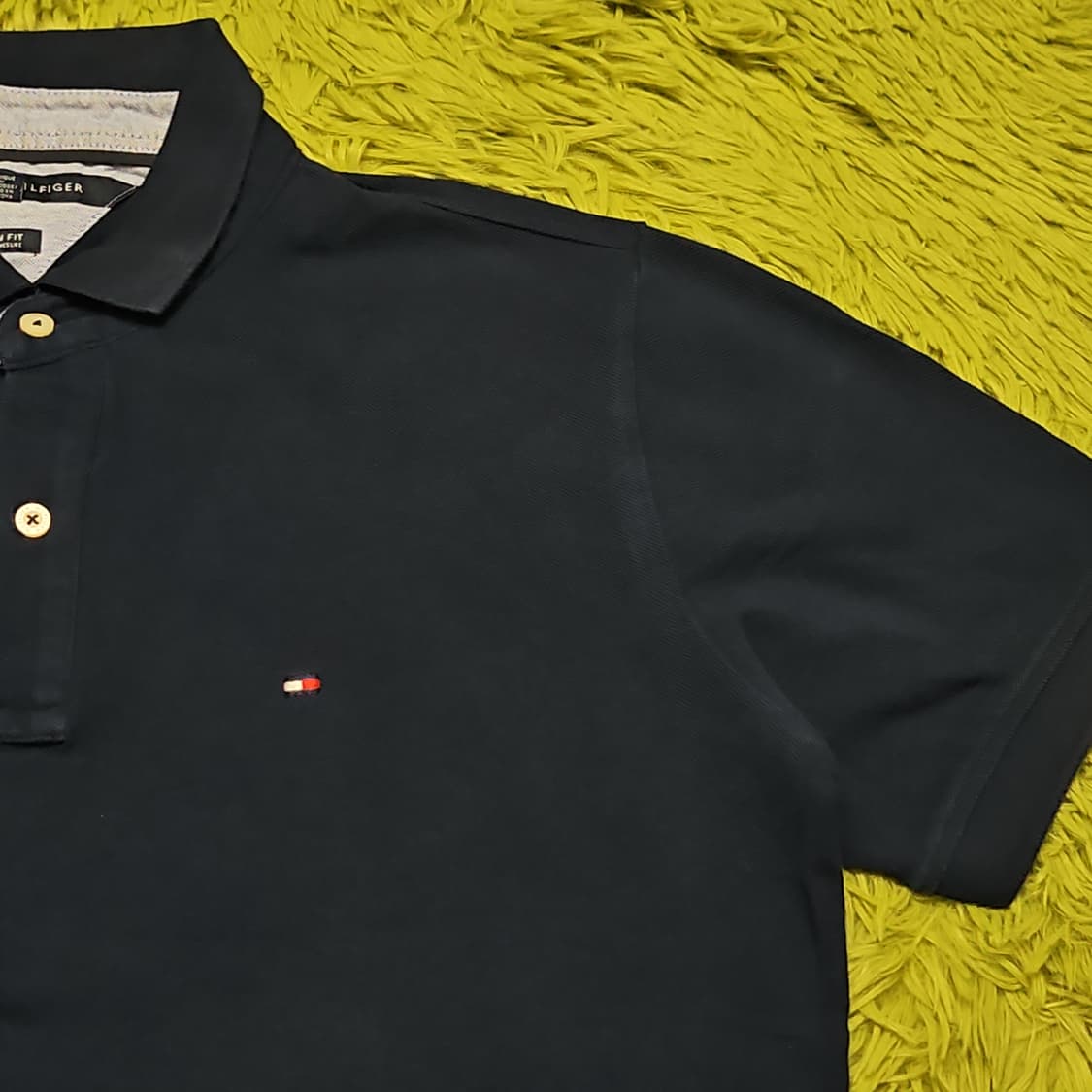 타미힐피거 커스텀핏 카라티 (네이비/L) 상품이미지2