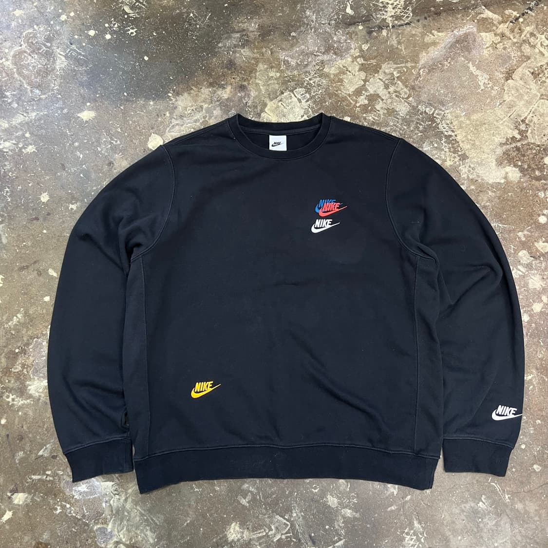 XL) 나이키 NSW 멀티로고 맨투맨 티셔츠 맨투맨티 스웻셔츠 상품이미지2