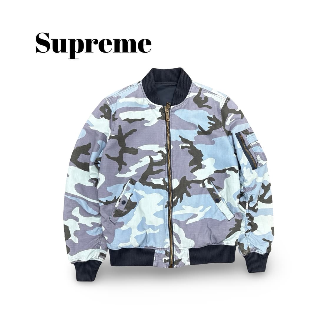 (100)슈프림블루카모Ma-1 상품이미지1