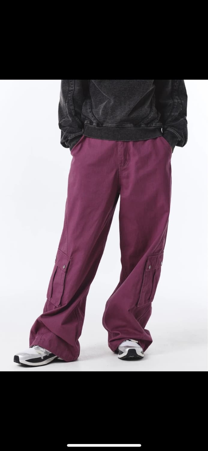 트래블 퍼플 팬츠 S 상품이미지1
