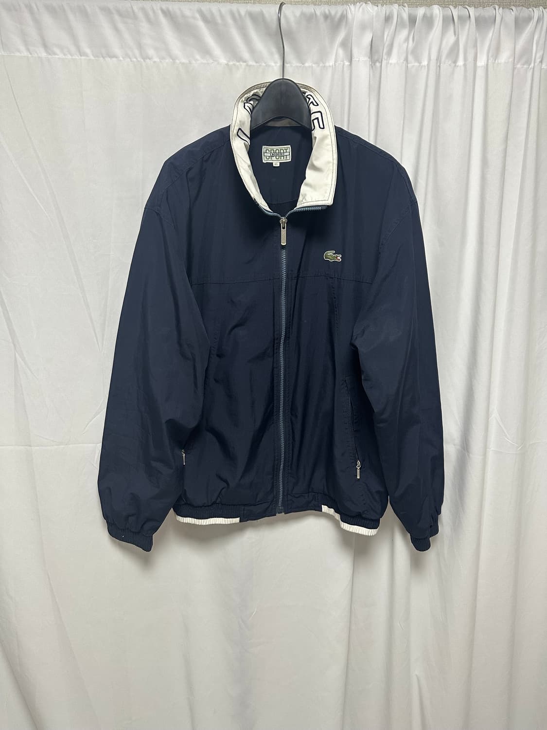 no.172 라코스테 로고라인 블루종자켓 100 상태굿🙂 상품이미지1