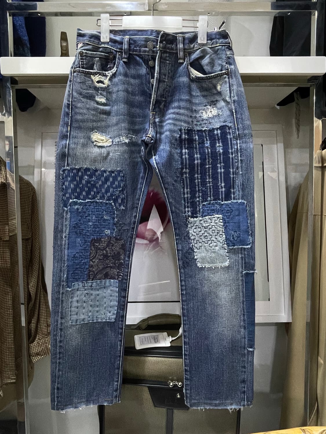 폴로랄프로렌(DS)/멀티패치 디스트레스드 청바지(31“) 상품이미지1