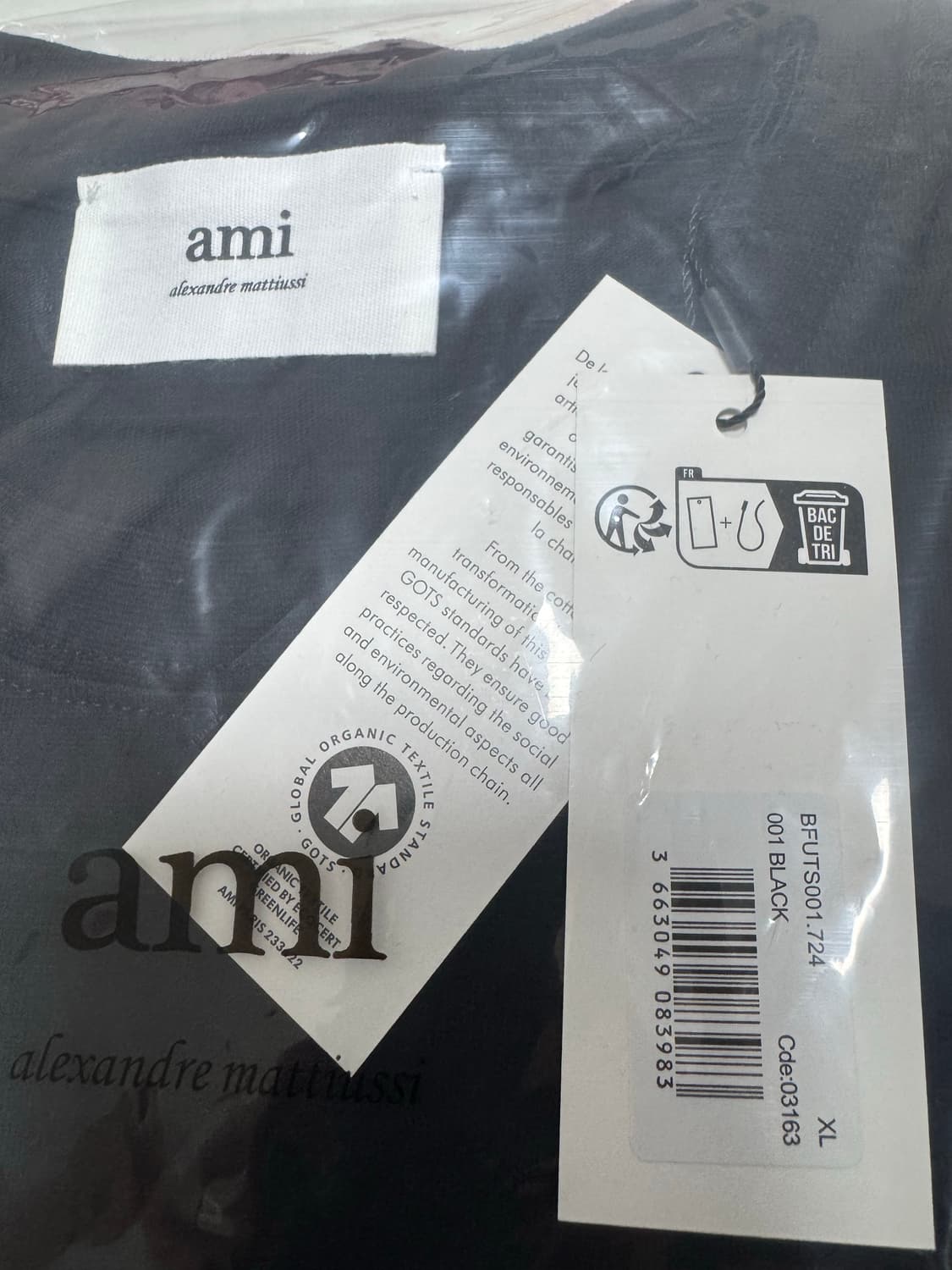 아미 반팔티 ( 새상품/남녀공용/QR인증 ) 상품이미지6