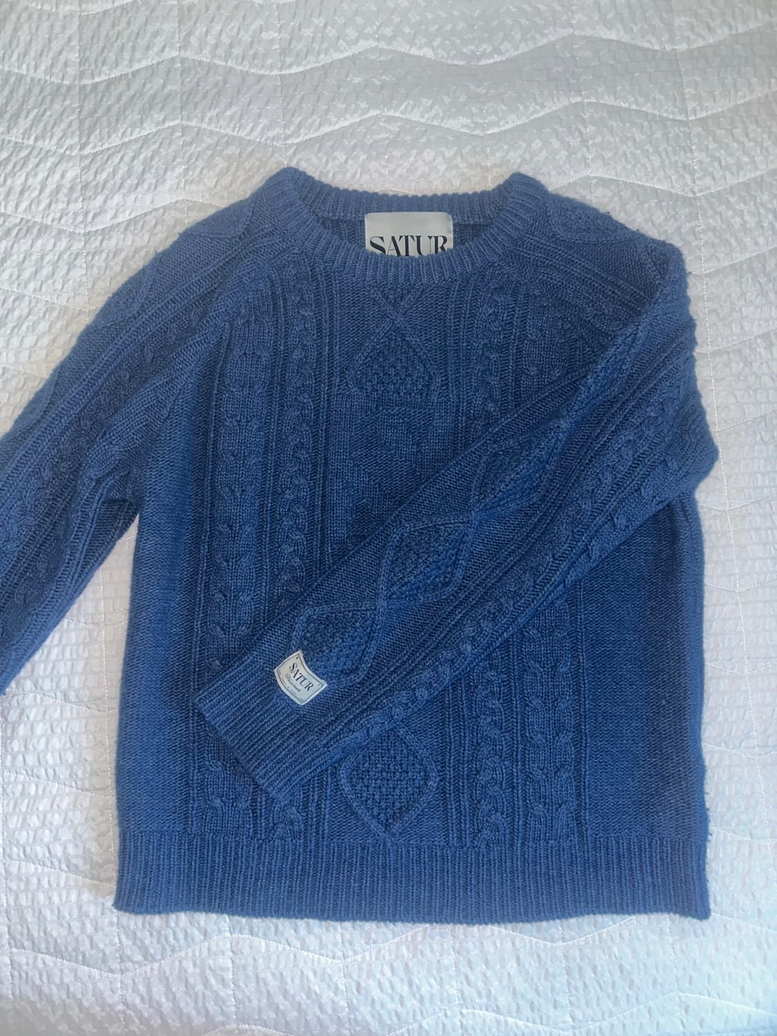 세터 블루 니트 L사이즈 상품이미지2