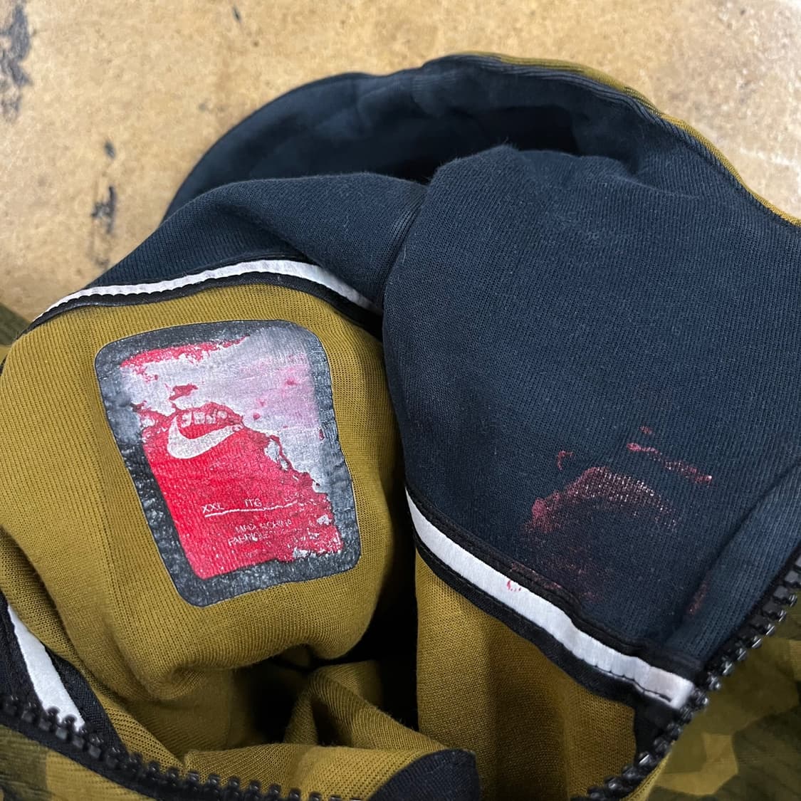 [정품/2XL] 나이키 카모 후드 집업 자켓 b17 상품이미지6