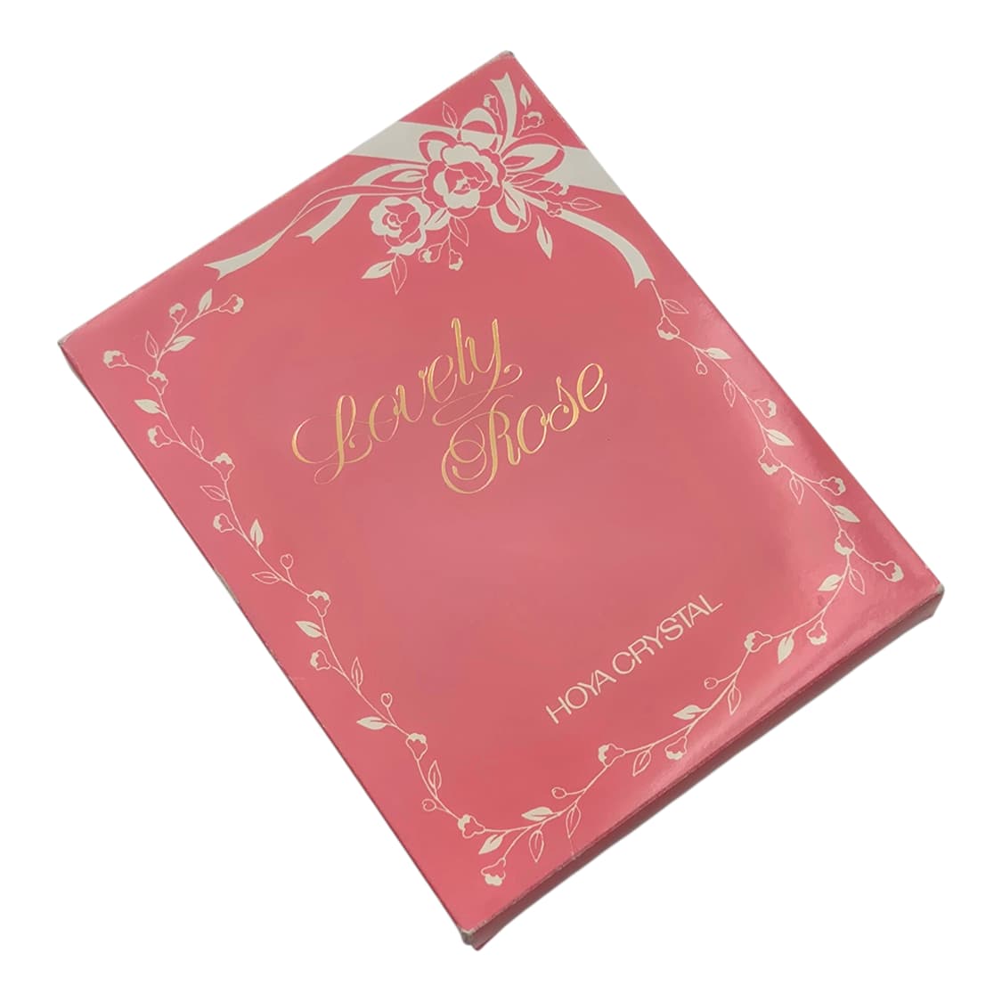 90s 호야 크리스탈 불투명 장미 탁상 액자 상품이미지3