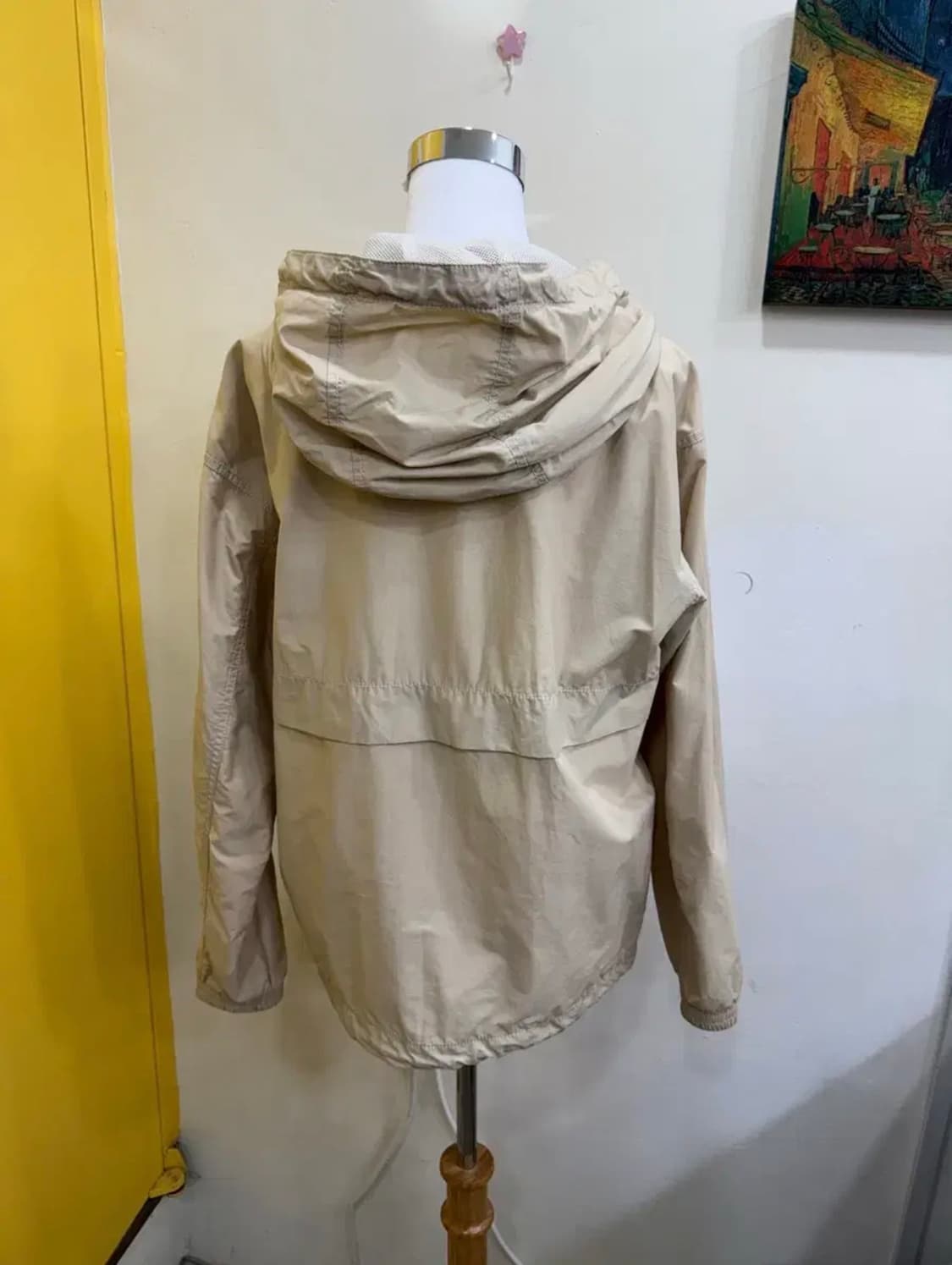 후아유 WHO.A.U 베이지 후드 바람막이 데일리 윈드브레이커 상품이미지8