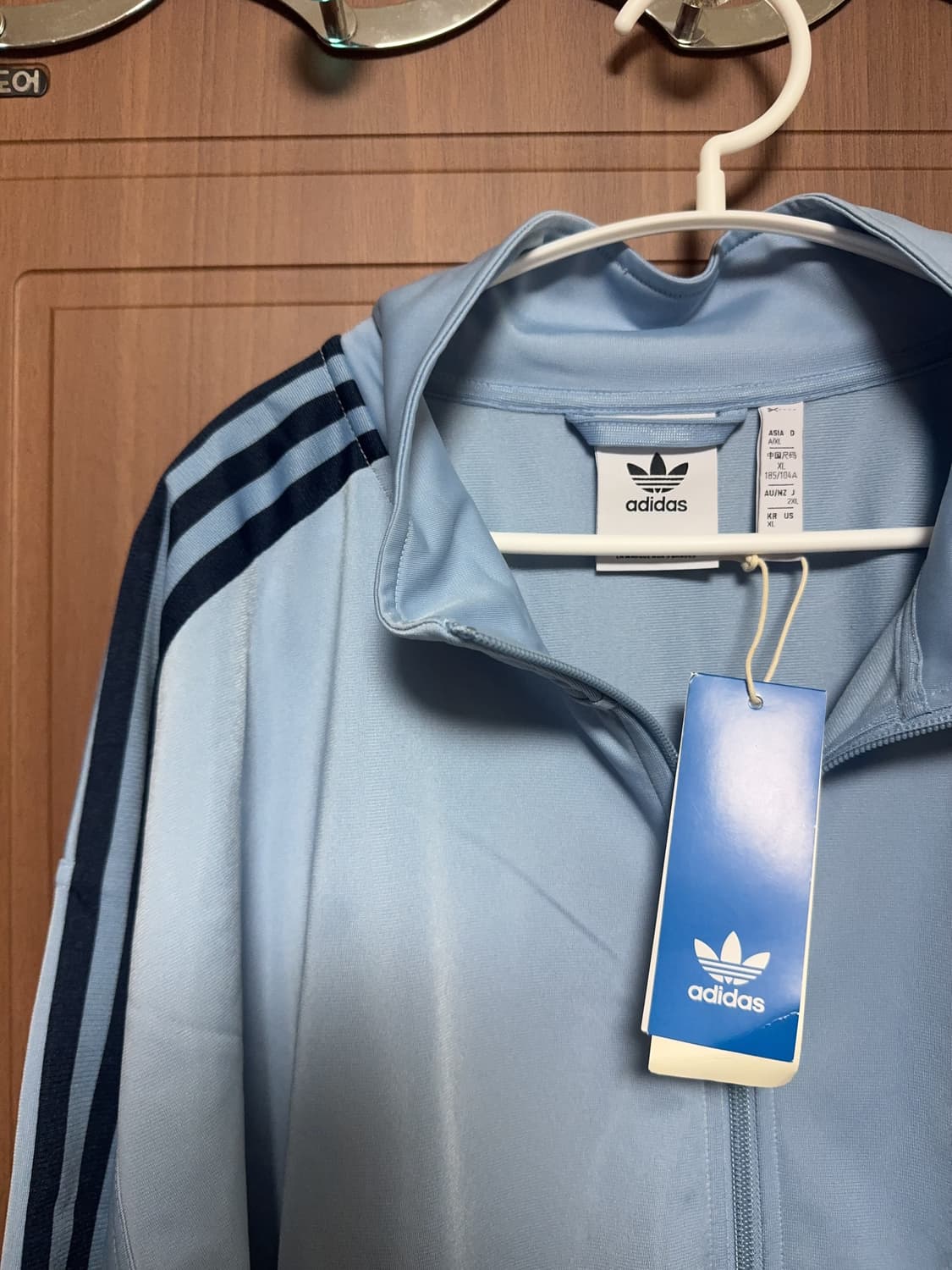 아디다스 베켄바우어 bb 스카이블루 트랙탑 져지 xl 상품이미지3