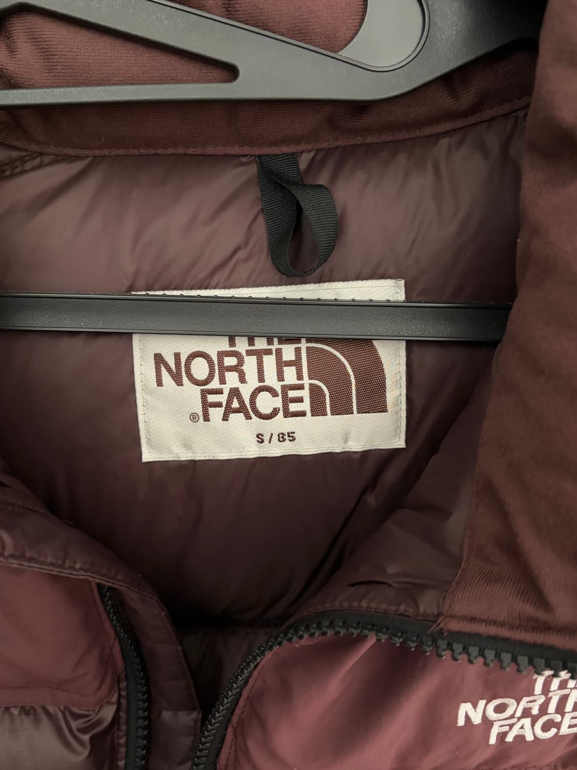 노스페이스 화이트 라벨 여성용 눕시 패딩 코코아 브라운 상품이미지4