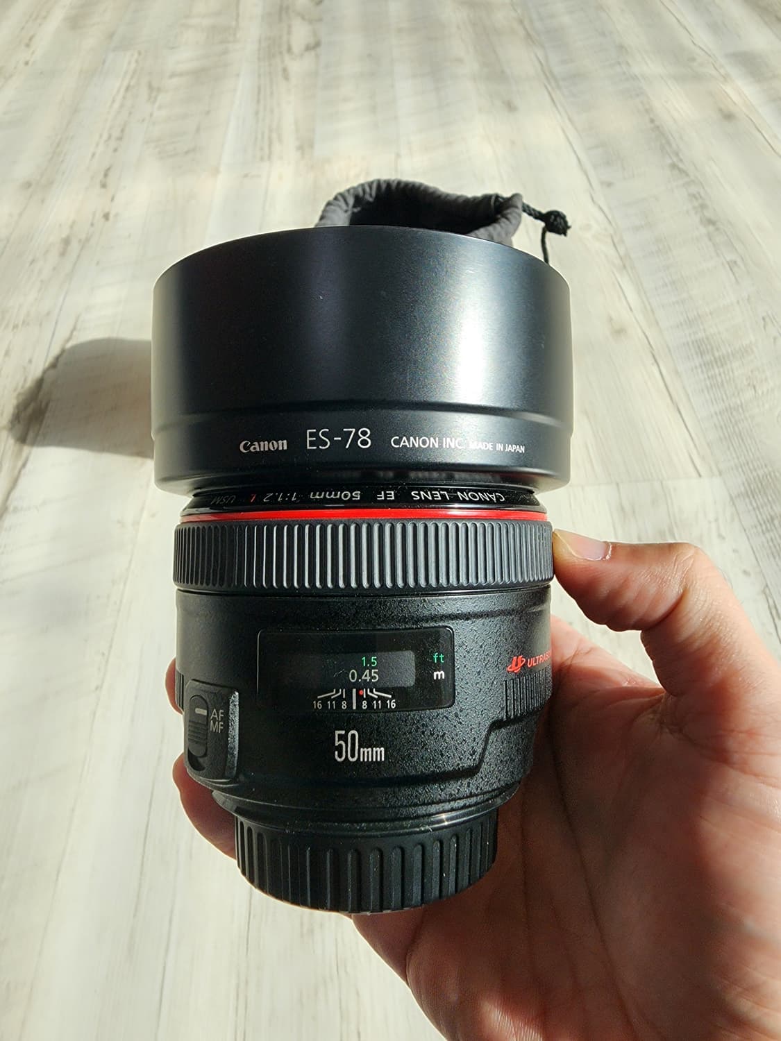 캐논 EF50mm f1.2 L 오이만두 렌즈 팜. EF 50.2 L 상품이미지2