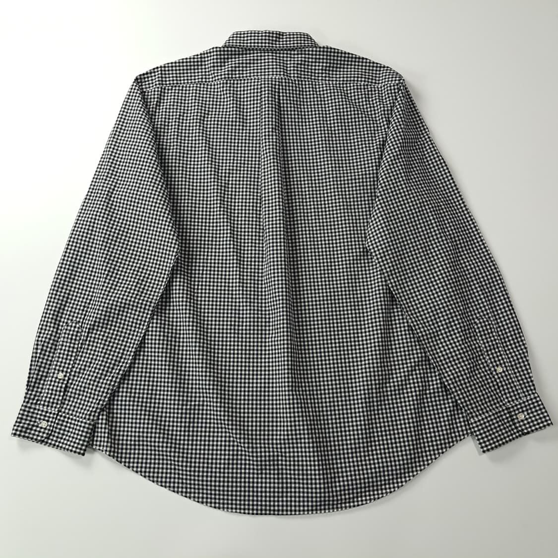 CJ062 2XL 폴로 블랙 모노 마이크로체크 셔츠 남방 상품이미지6