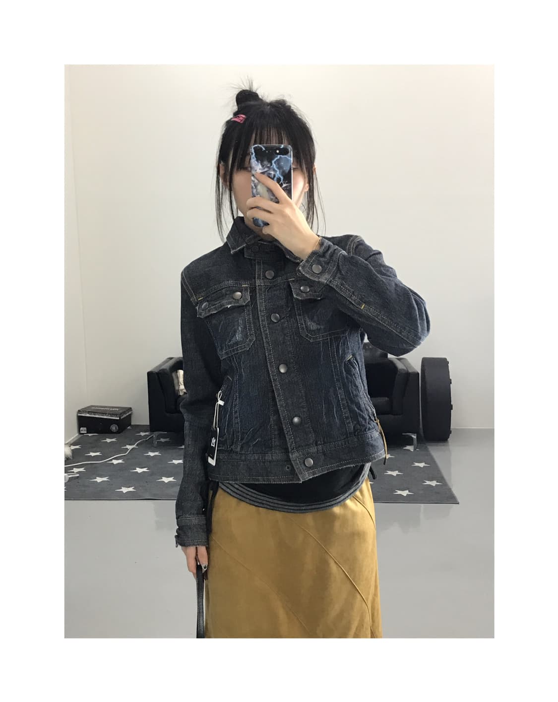 Michel Klein vintage denim jacket 상품이미지1