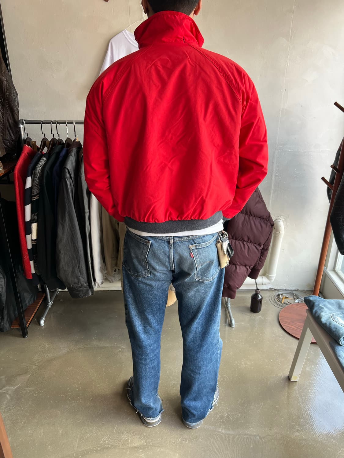 울리치 usa 빈티지 웜업 플리스 레드  상품이미지2