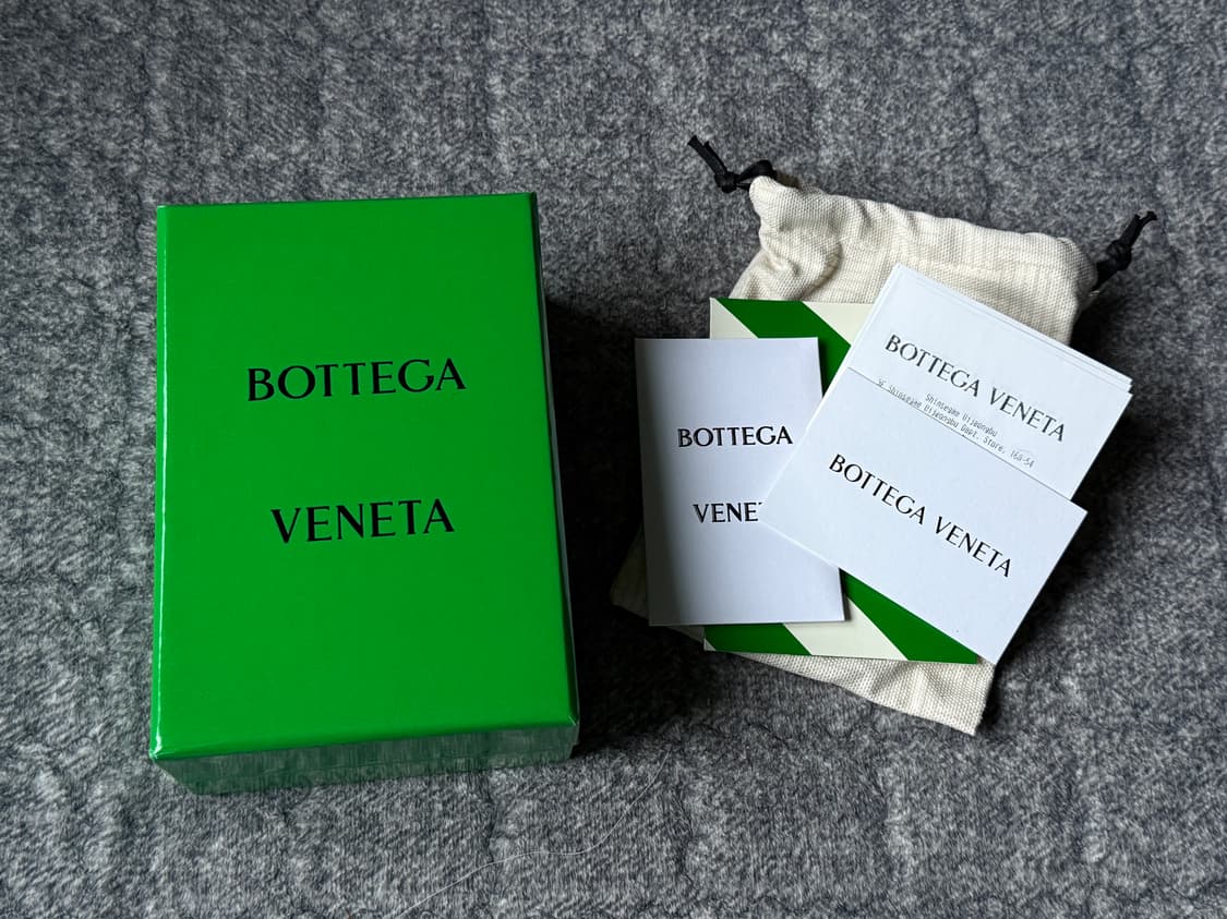 보테가베네타 인트레치아토 카세트 카드지갑 블랙 상품이미지6