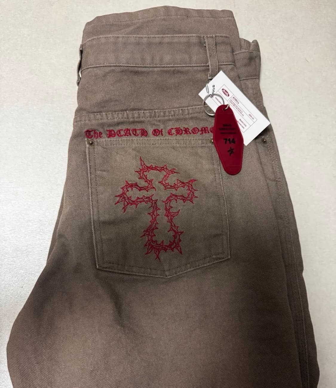 아오이로 데스 오브 크롬 워크팬츠 2사이즈 새상품 상품이미지3