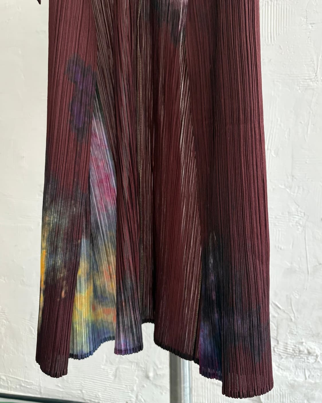 PLEATS PLEASE 플리츠플리즈 멀티 컬러 롱 오픈 가디건 상품이미지7