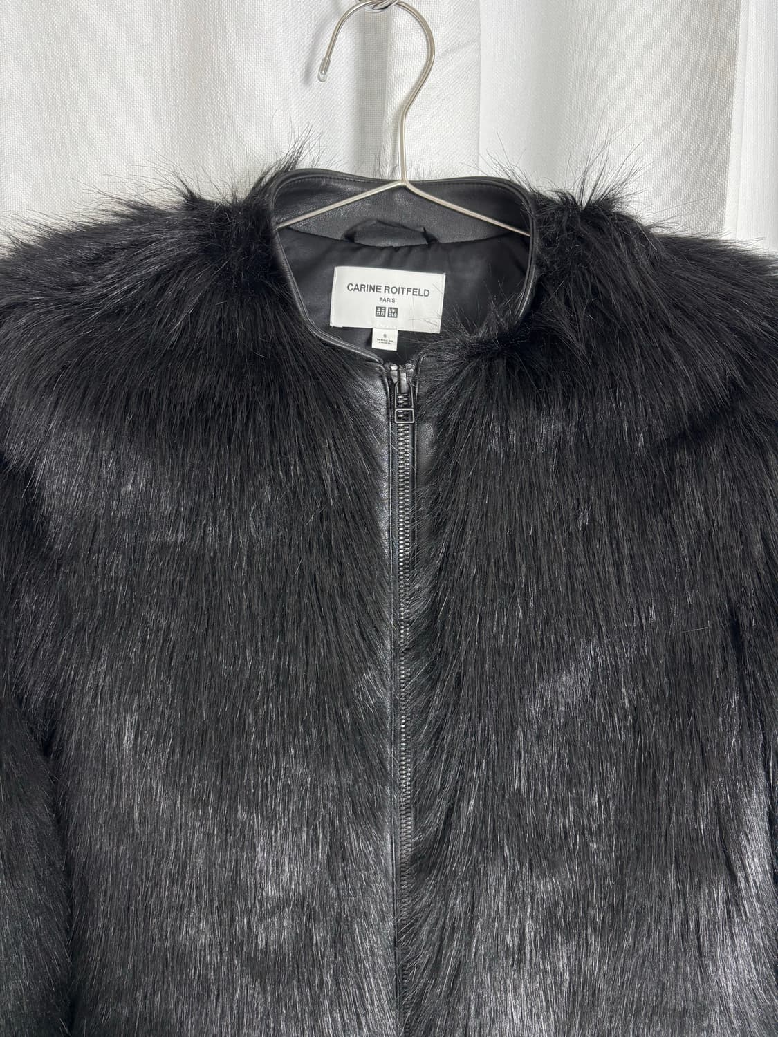 LEATHER TRIM FUR JACKET 상품이미지10