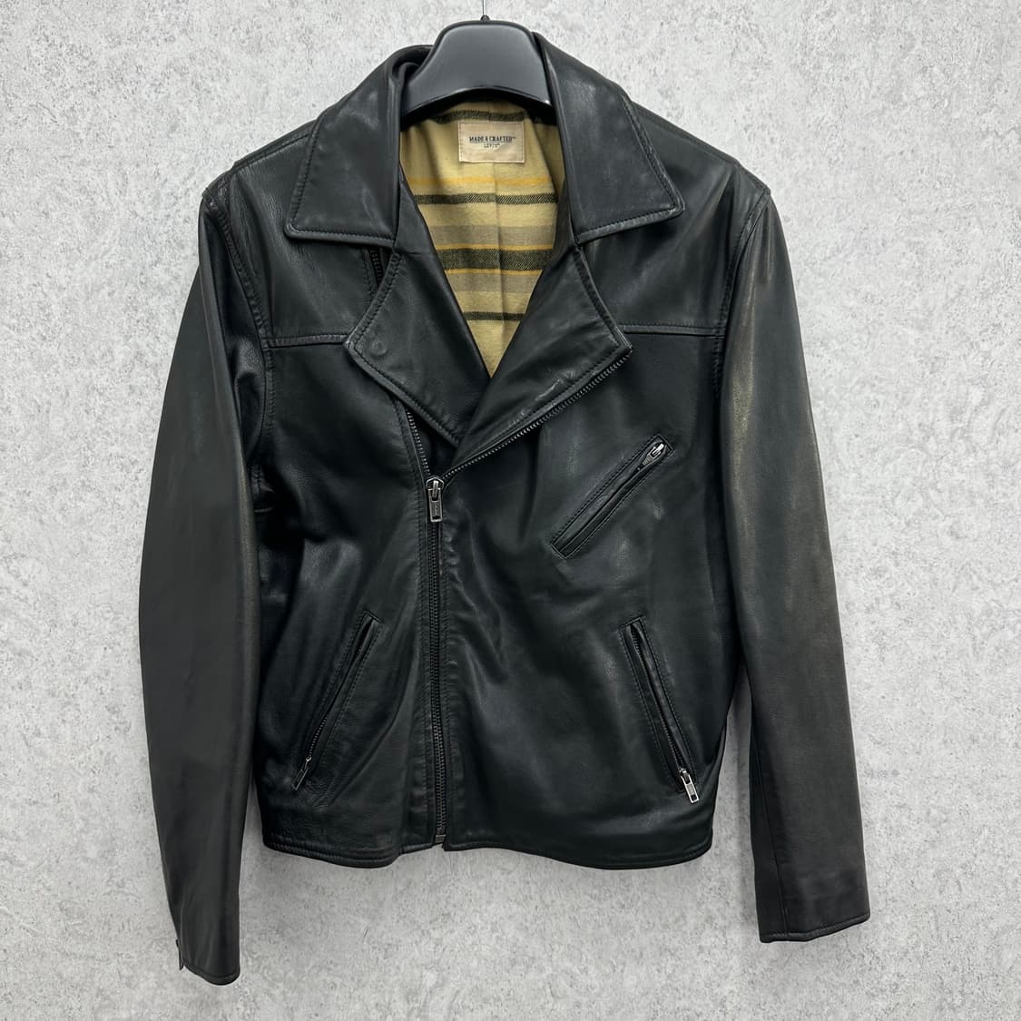 90 리바이스 메이드앤크래프티드 남자 램스킨 라이더 자켓 상품이미지1