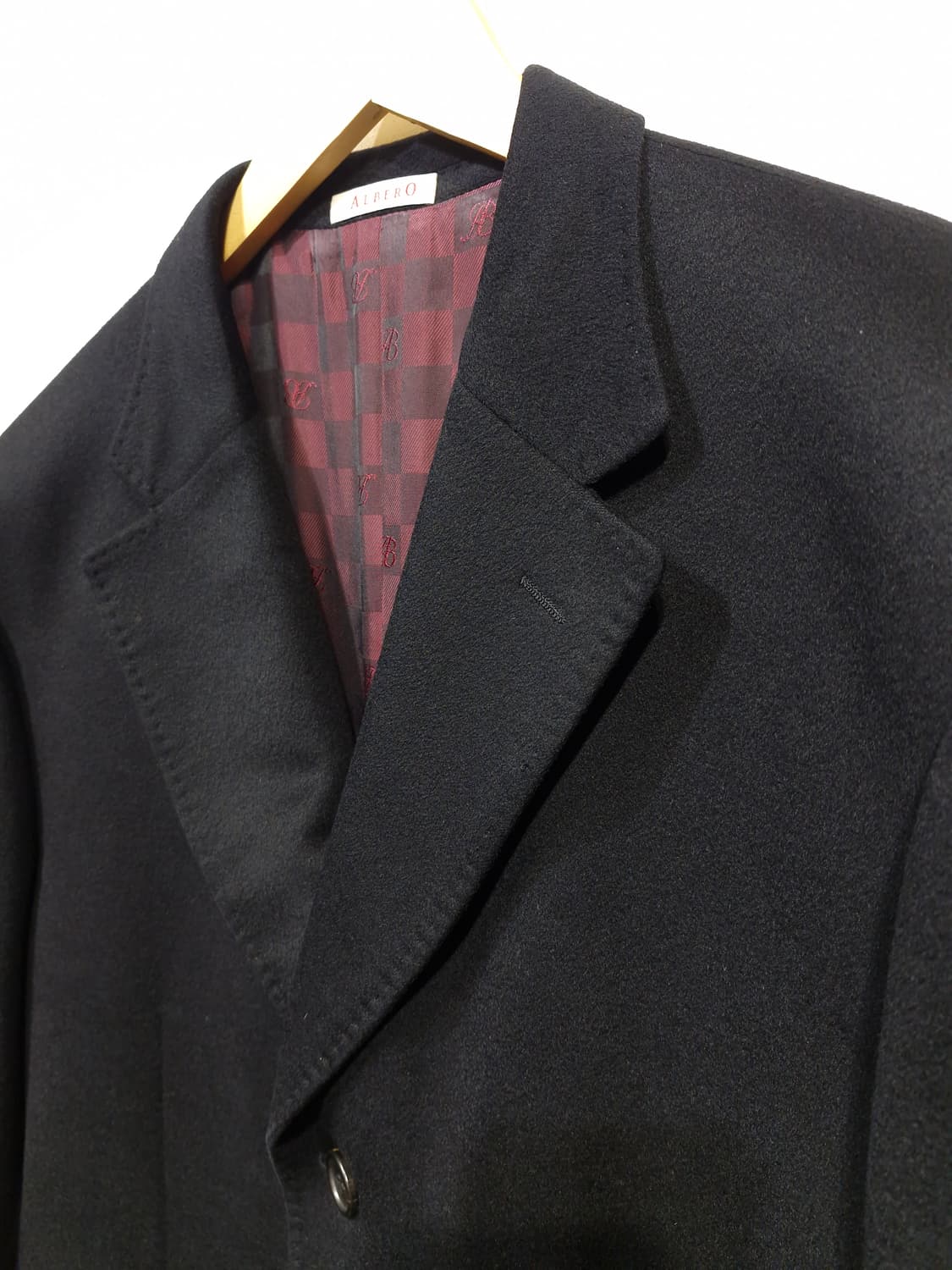 알베로 에르메네질도 제냐 100% 캐시미어 블랙 롱코트(106) 상품이미지3