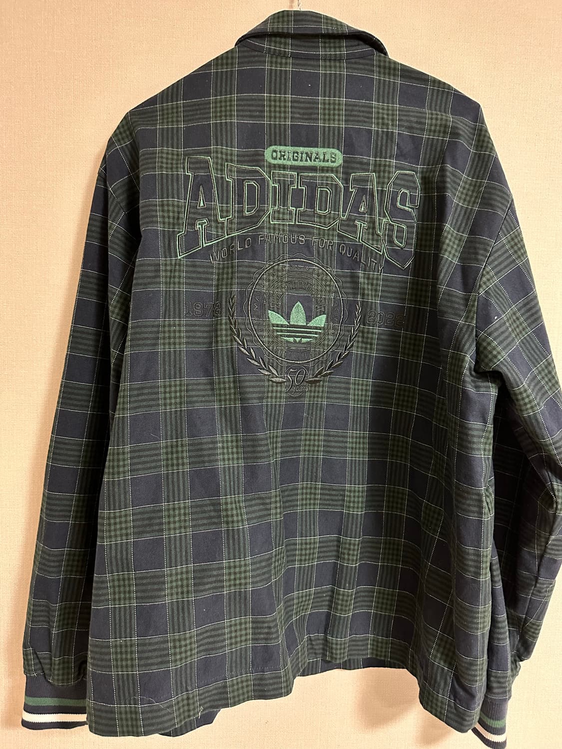[새상품]아디다스 오리지널 50주년 코치 자켓 체크 [L] 상품이미지2