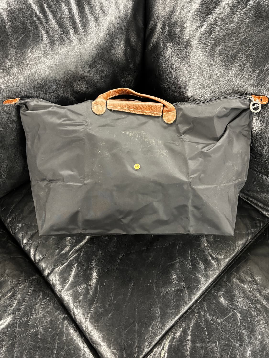 롱샴 르 플리아쥬 블랙 토트백 상품이미지9