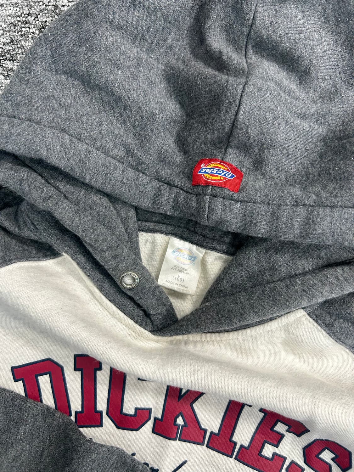 디키즈 y2k 나그랑 빅로고 후드티 L 상품이미지5