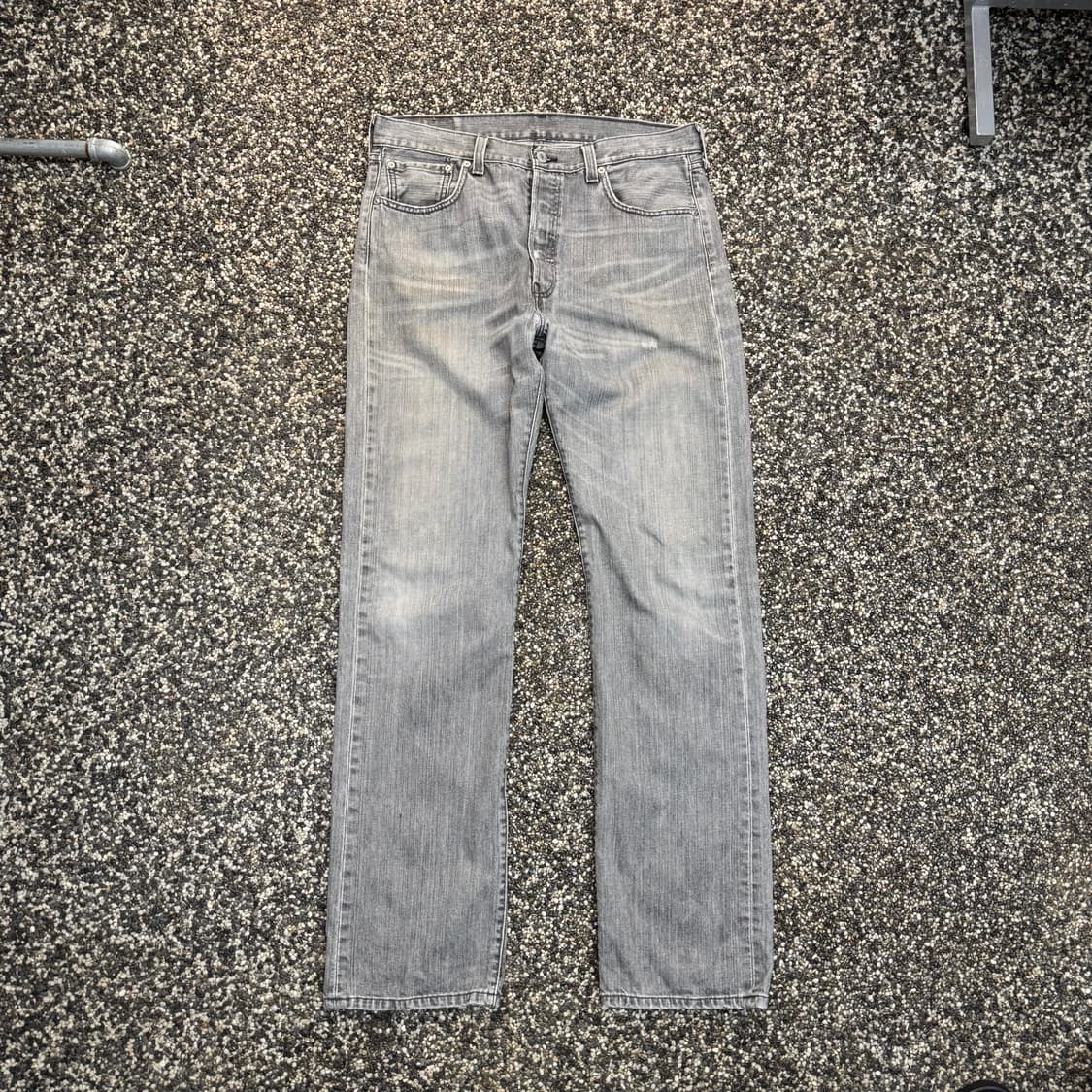 리바이스 501 그레이 스트레이트 진 (34)   상품이미지2