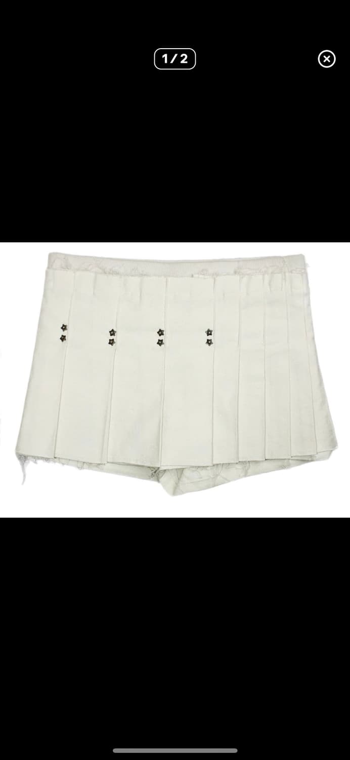 본네 스타리벳스커트 Star rivet pleated skirt 2사이즈 상품이미지1