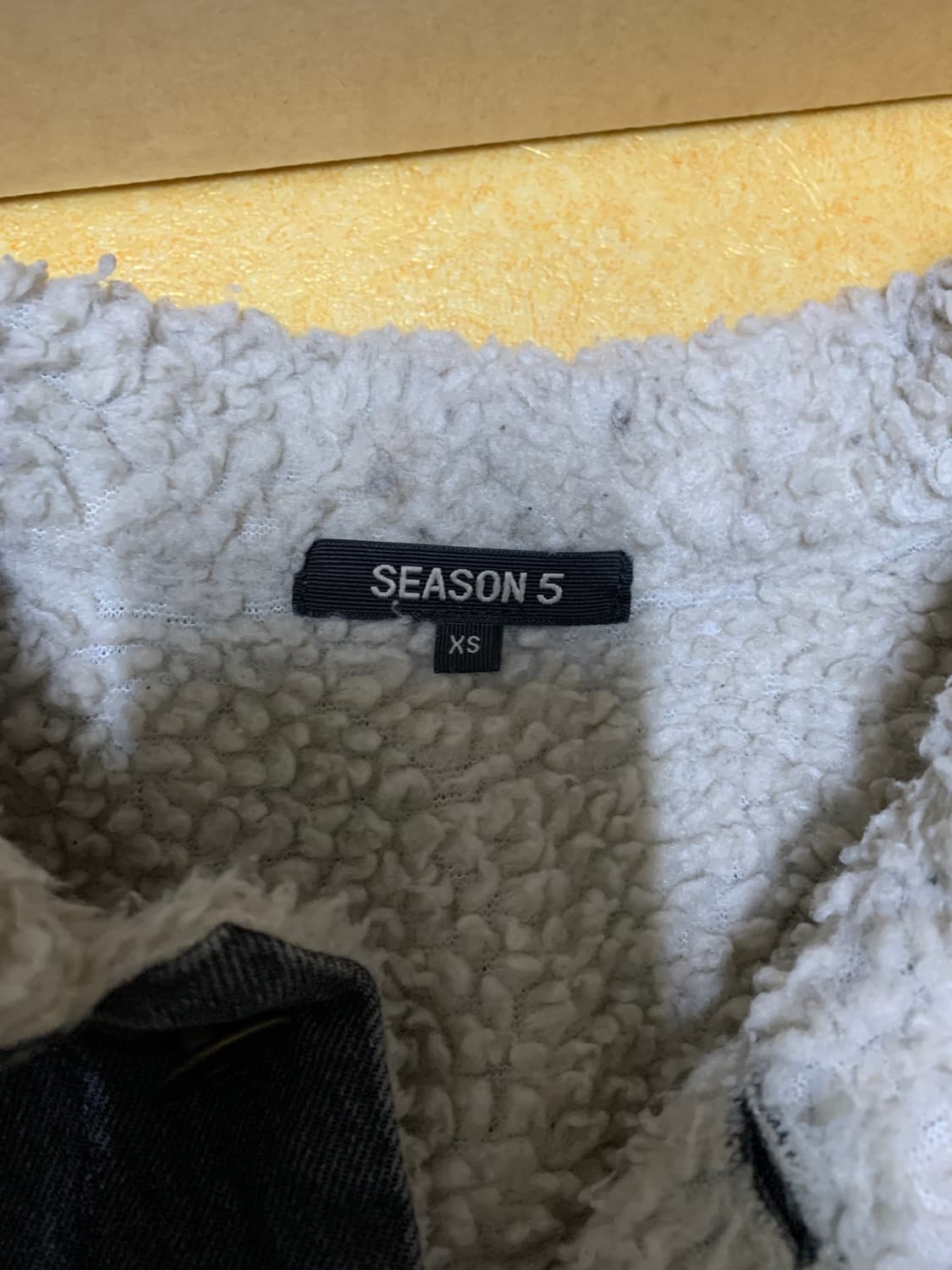 [XS] 이지 시즌5 쉐르파 자켓 잉크 상품이미지2