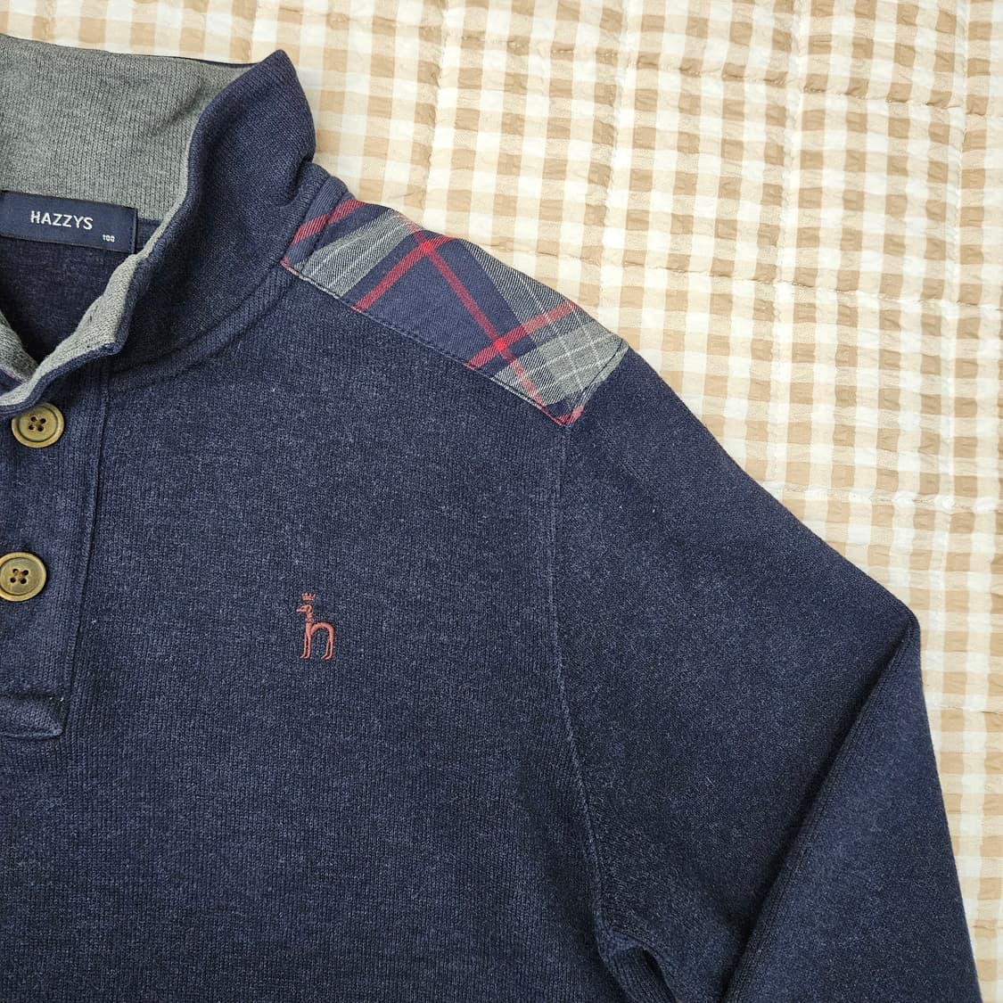 헤지스 하프 맨투맨 남자100 상품이미지3