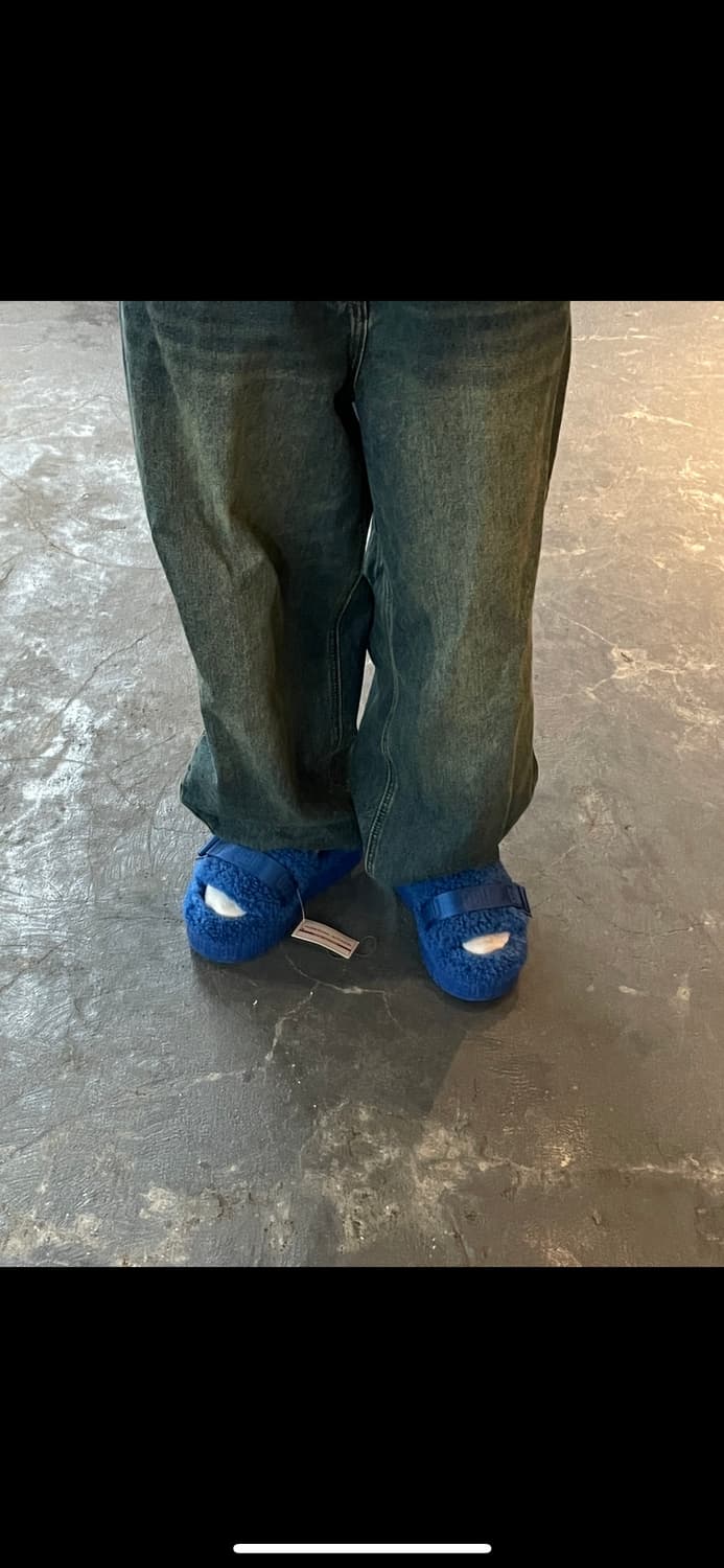 어그 플러피타 플랫폼 블루 슬라이드 H1311 상품이미지1