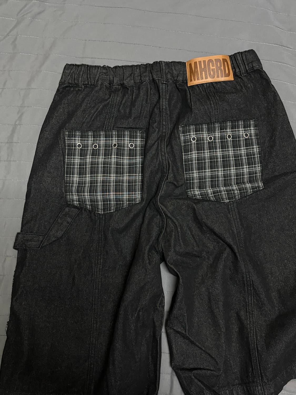 마하그리드 BERMUDA CHECK POCKET DENIM SHORT 상품이미지2
