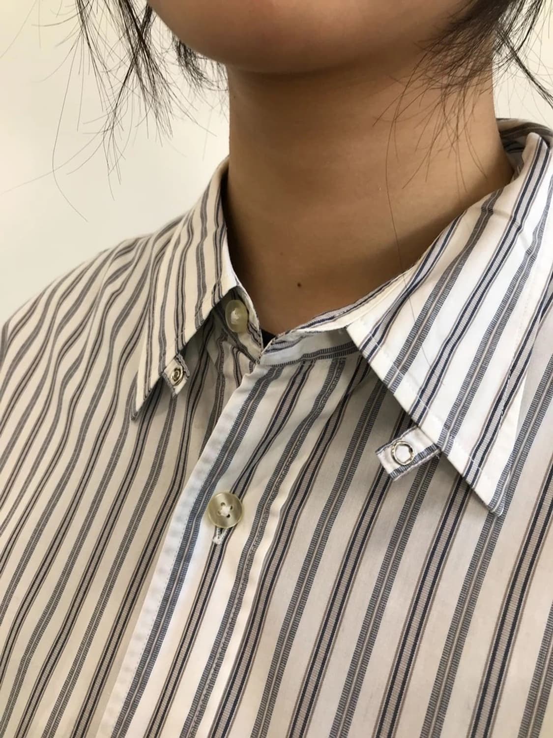 Calvin Klein Stripe Button Down Shirt 상품이미지3