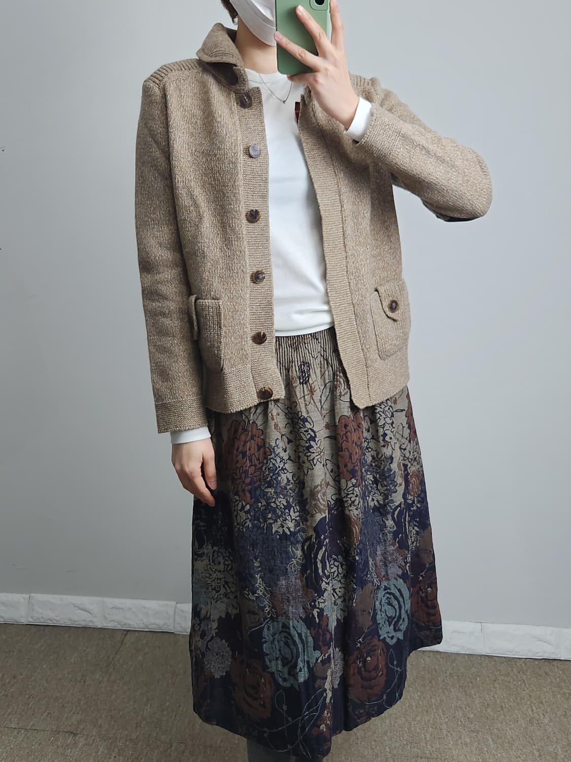 (키이스)반넥 가디건 상품이미지3