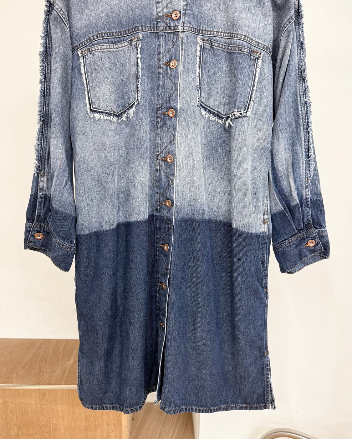 아크네 스튜디오 데님 포켓 셔츠 원피스 상품이미지5