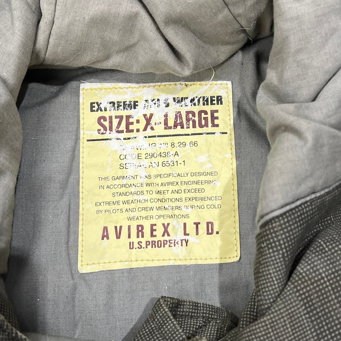 아비렉스 카모패턴 파이어맨 자켓 s09221 상품이미지7