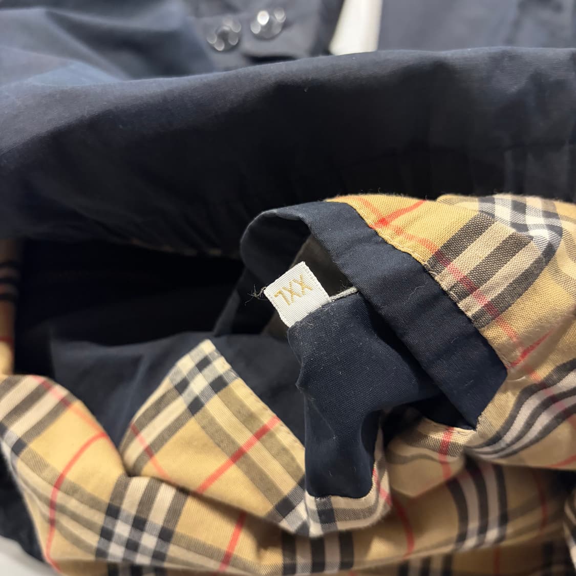 [XXL] 90s 버버리 블랙 해링턴 집업 자켓 C666 상품이미지9