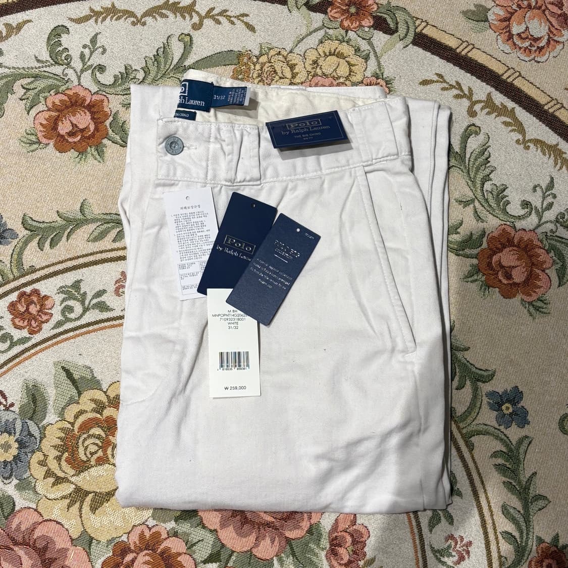 폴로 러스틱 트윌 팬츠 화이트 31/32 상품이미지1