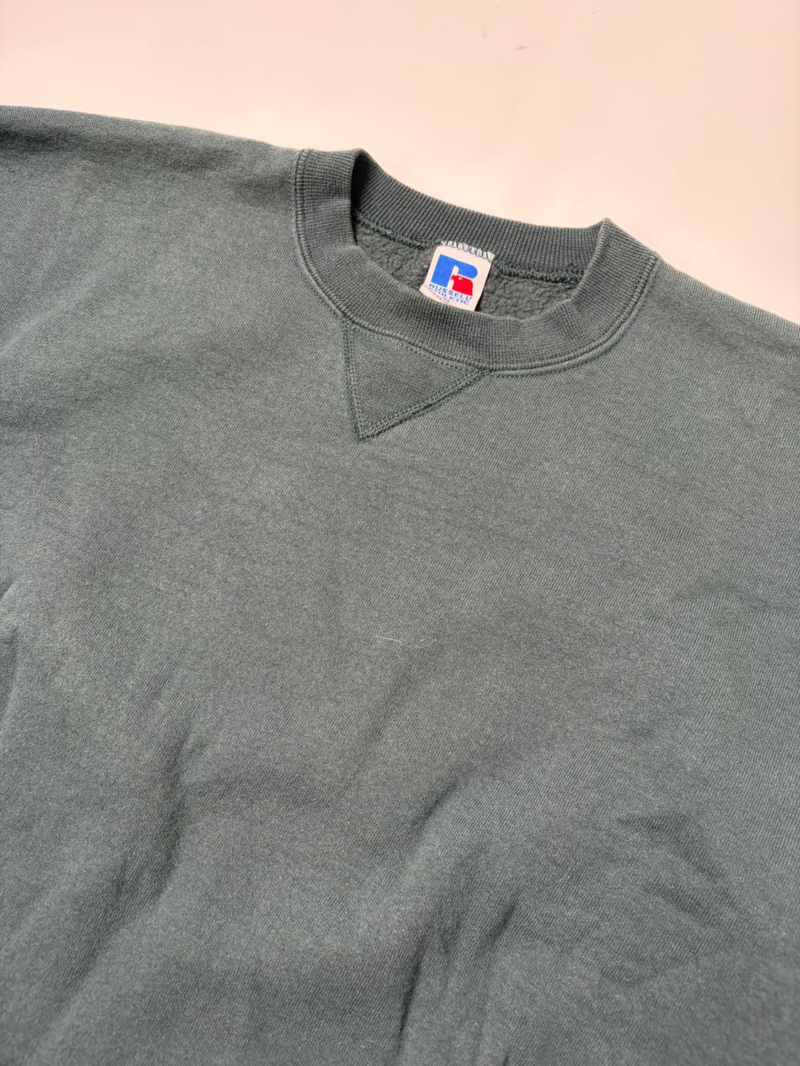 90s Russell Sweatshirt (sage green) 상품이미지6