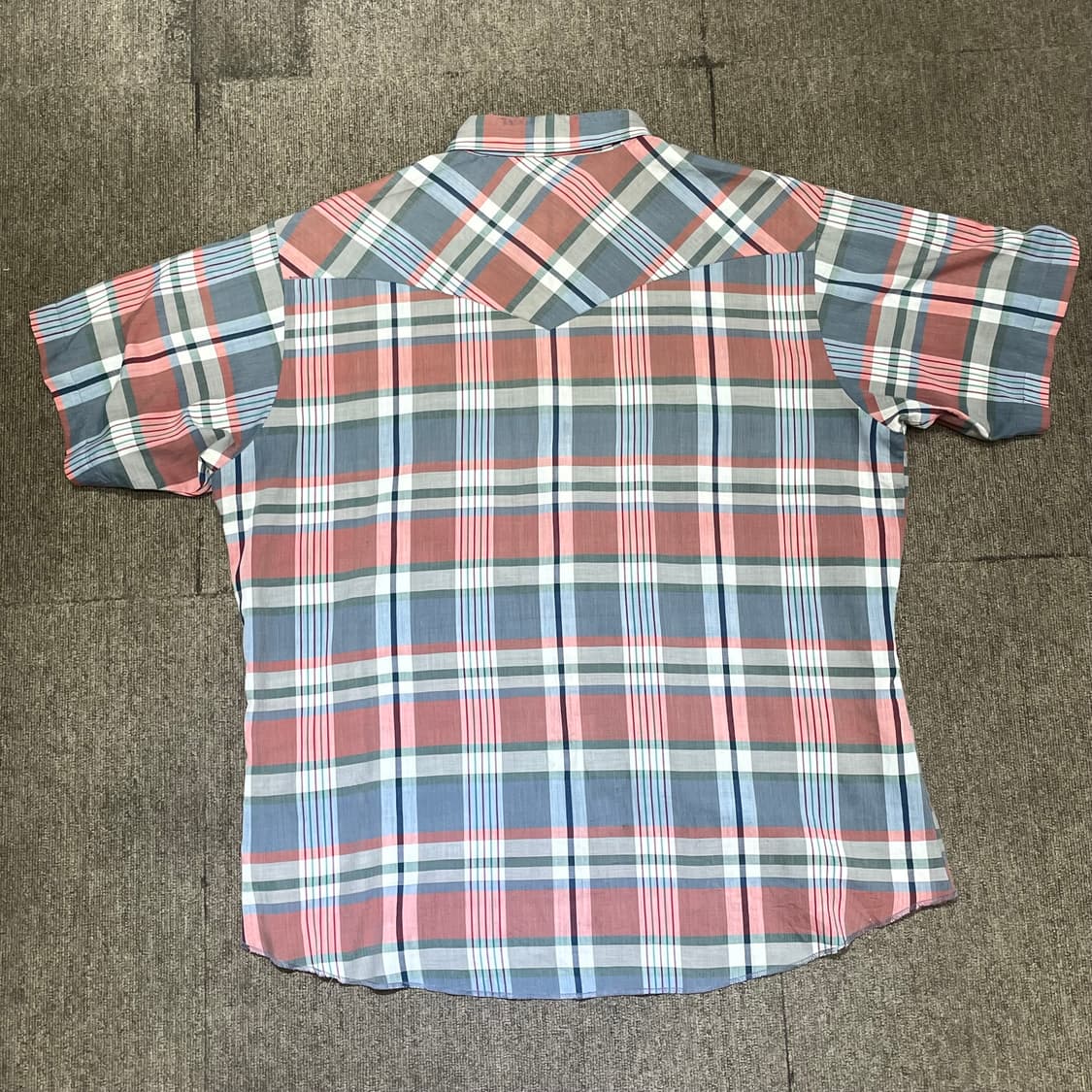 (XL) Wrangler 랭글러 체크 웨스턴 반팔 셔츠 상품이미지5
