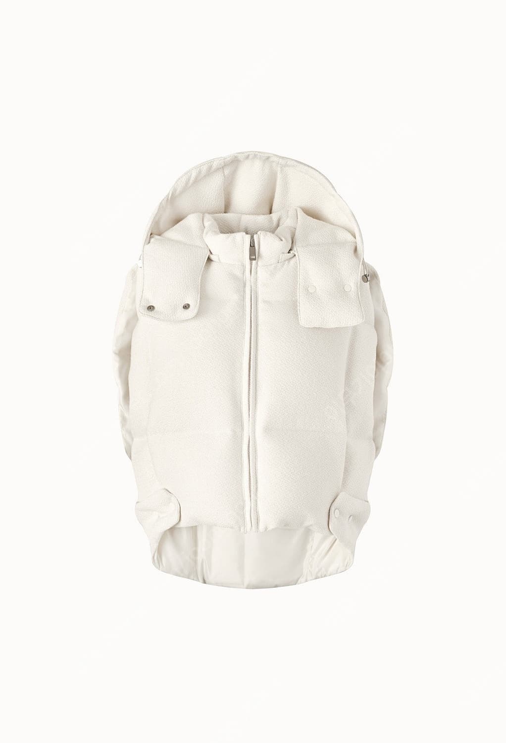 오르 ORR 봄버 구스 다운 베스트 패딩 조끼 아이보리 M 상품이미지2