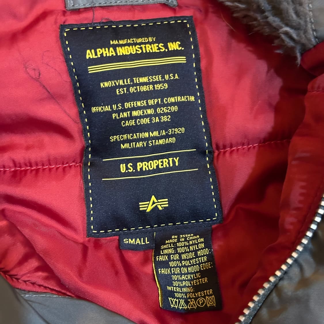 알파 인더스트리 N-3B 자켓  상품이미지5