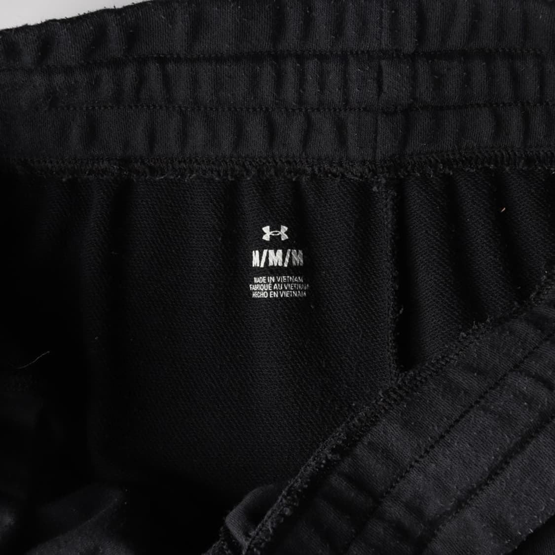 언더아머 사이드 테이핑 로고 블랙 조거 팬츠 M 상품이미지6