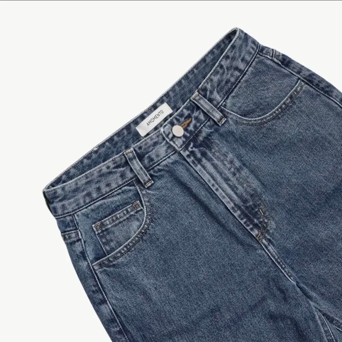 아모멘토 레귤러 데님 딥블루 상품이미지5