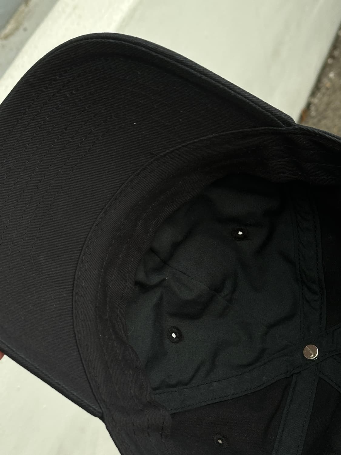 [F] 나이키 로고 블랙 볼캡 모자 상품이미지5